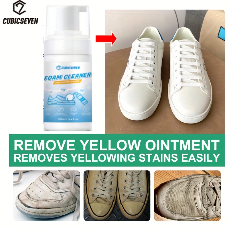 ✓ SG Local Seller ✓ Japan Kinbata White Shoe Cleaner Sneaker Cleaning Agent  Free-Wash Decontamination Foam