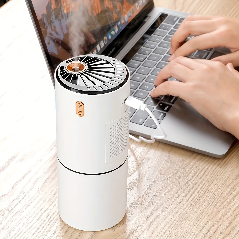 2 IN 1 Humidifier Spray Air Purifier Negative Ion Car USB Humidifiers Purifier 230 ML Aromatherapy Diffuser