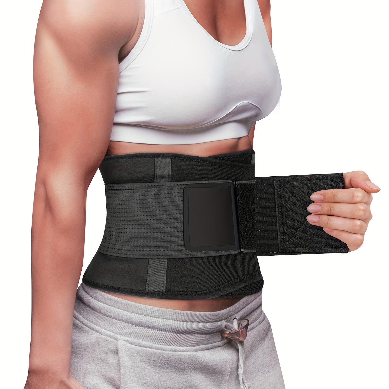 Cinturón de entrenamiento de cintura para mujer, control de abdomen,  cintura de entrenamiento, faja de sudor, faja deportiva, banda delgada para  el