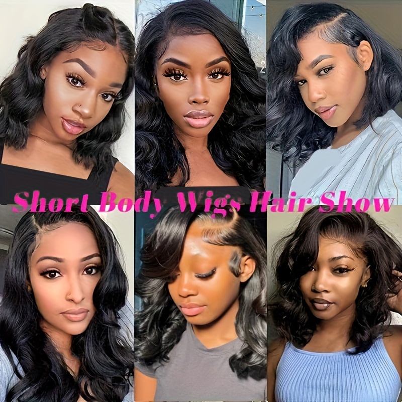 Ishow Pre-Plucked Glueless Human Hair Wigs Body Wave Lace Front