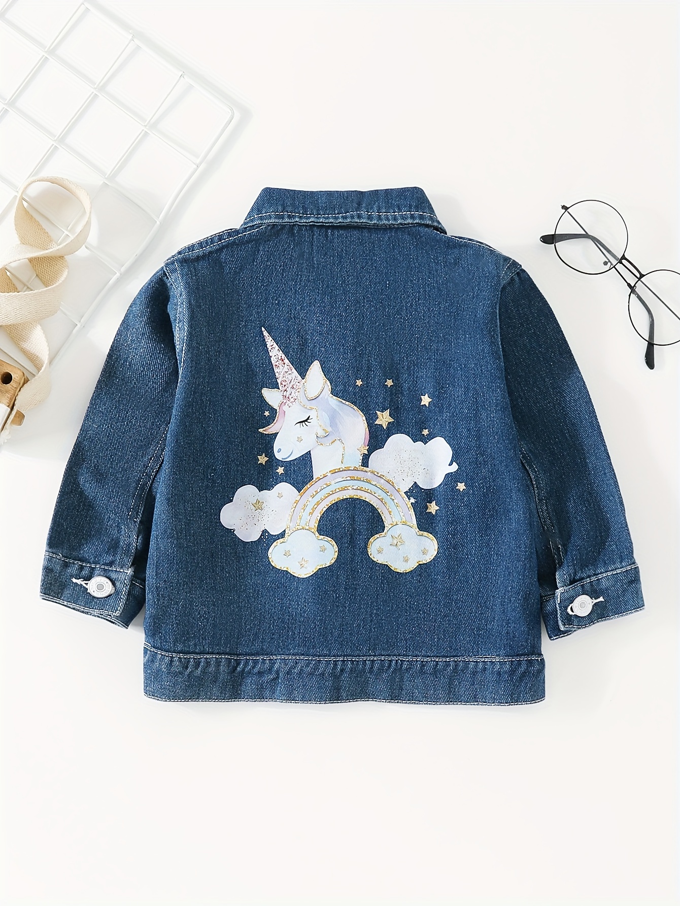 Veste en best sale jean avec dessin