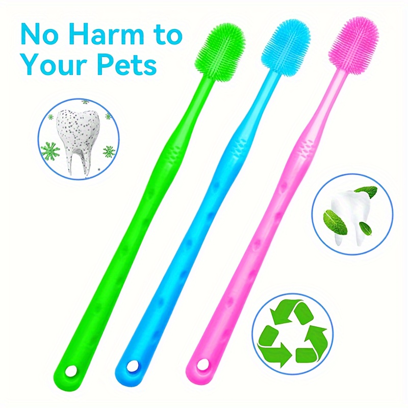 Bristle brush dog outlet toothbrush