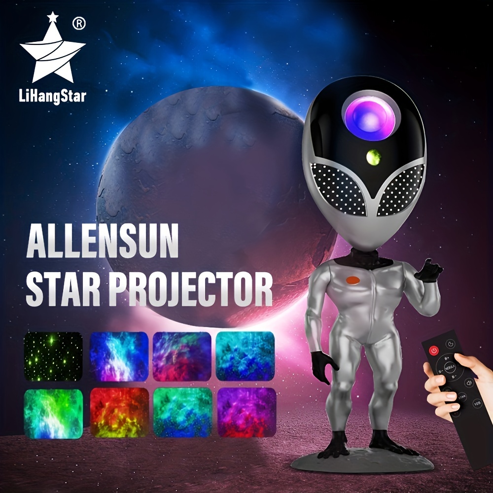 Proyector de constelación 7 en 1, proyector de planetario, proyector de  galaxia enfocable HD de 360 grados, ajustable, giratorio, luz nocturna