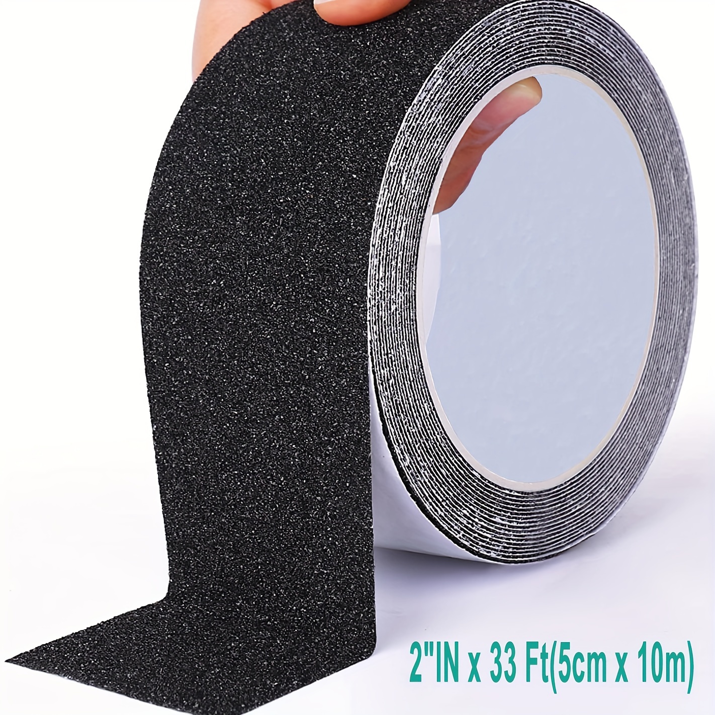 1pc Grip Tape, Heavy Duty Anti Slip Tape For Stairs, Outdoor/Indoor  Waterproof Safety Non Skid Roll For Stair Steps Ramp, Traction Tread  Staircases Gr