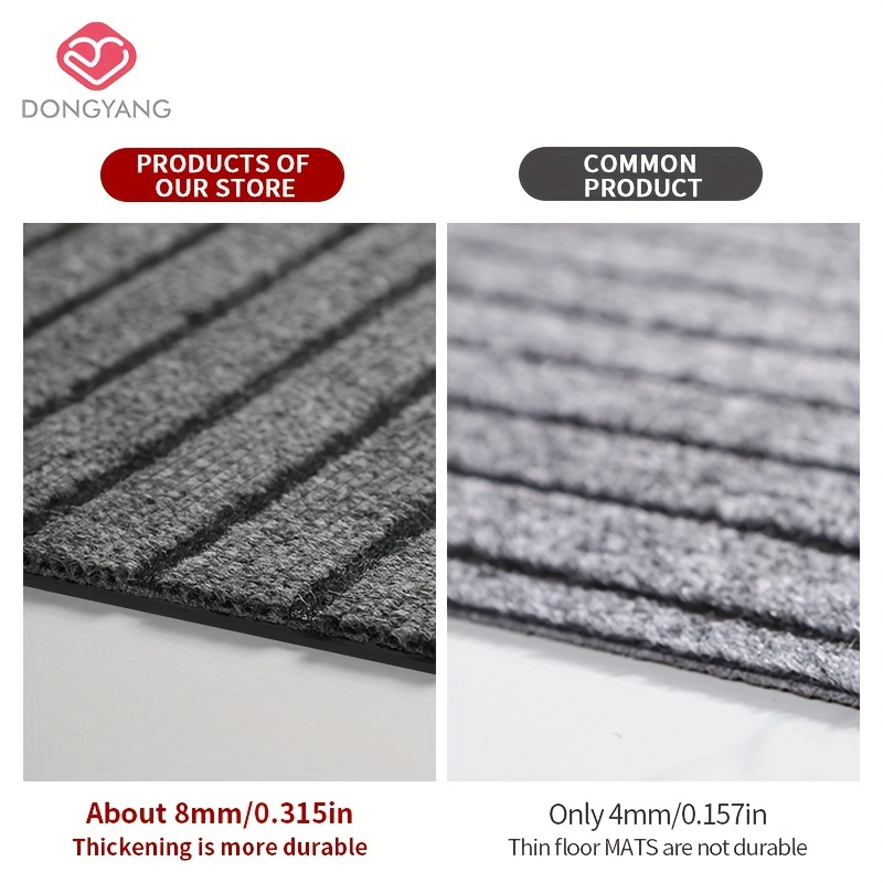 Soft Thickened Kitchen Mat, Striped Non-slip Oil-proof Floor Mat, Durable  Waterproof Runner Rug, Dirt-resistant Floor Mat, Machine Washable, Entrance  Doormat, Kitchen Living Room Laundry Bathroom Water-absorbing Floor Mat Set  - Temu