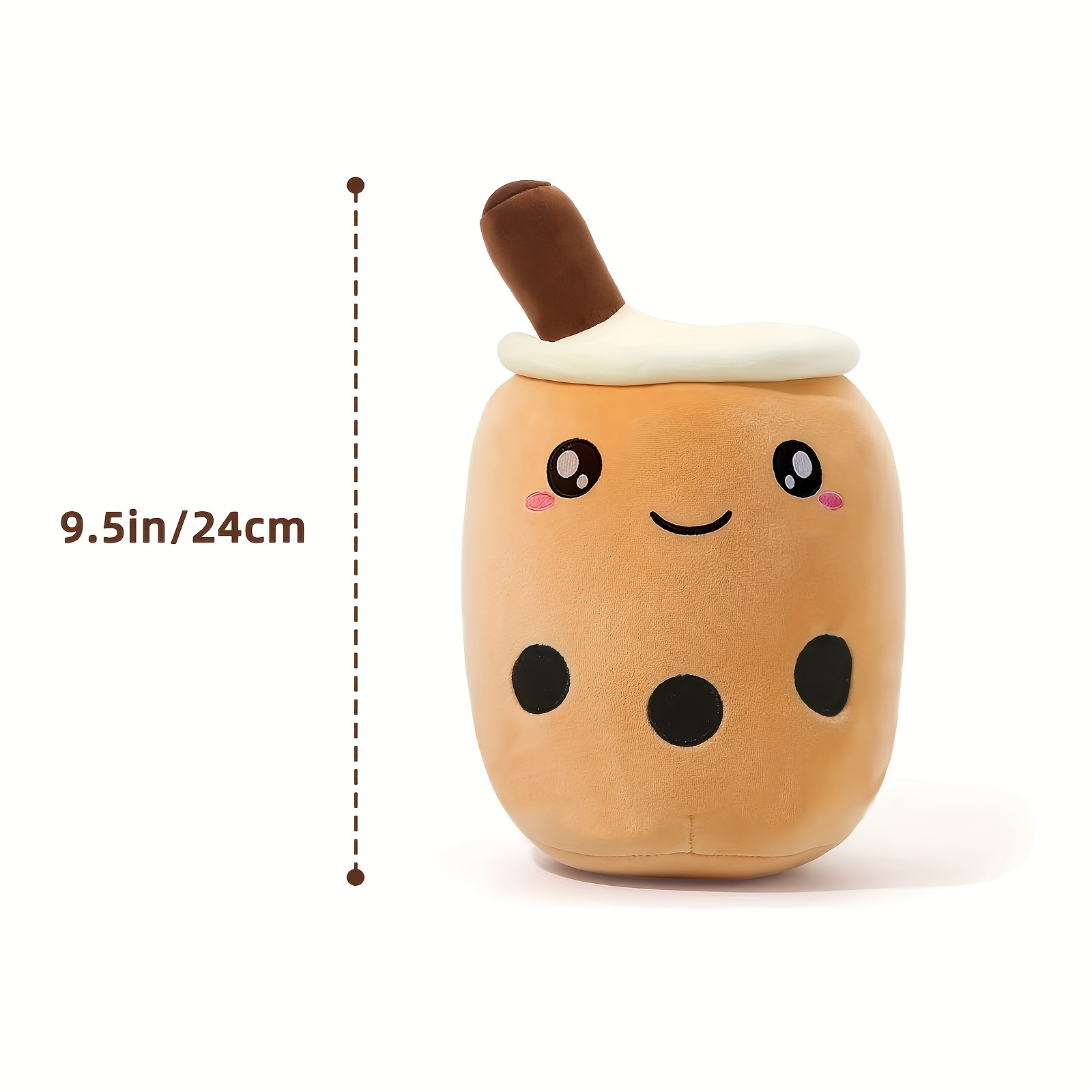 Cuddly Boba Bubble Tea Plush Pillow - A Perfect Gift For Kids And Girls!  Christmas、halloween、thanksgiving Day - Temu