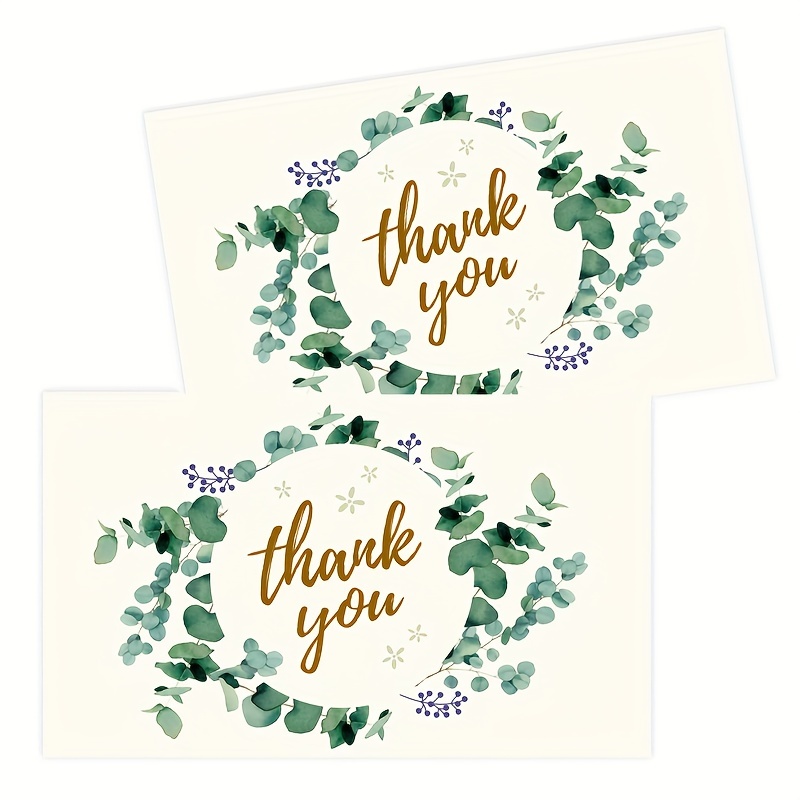 Thank You Cards Greeting Blank Cards Thanks Cards For - Temu