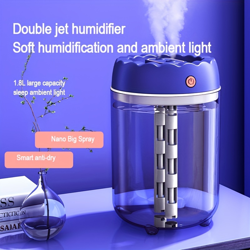 Humidificador Pulverización Grande Boquilla Doble Cuadrada 1 - Temu