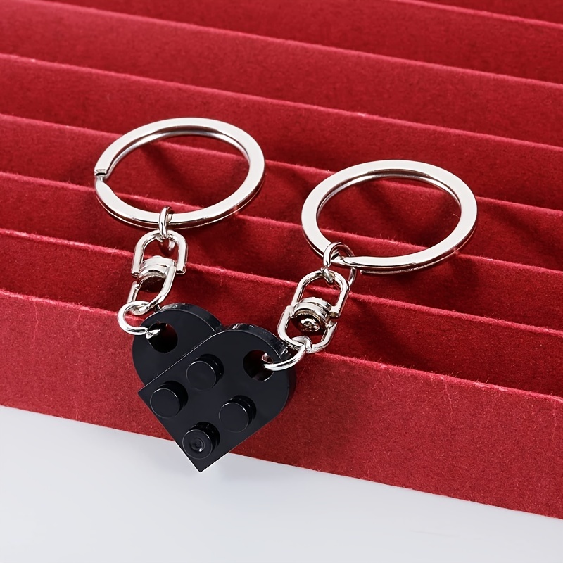 Heart Keychain Couples Matching Stuff For Boyfriend Girlfriend