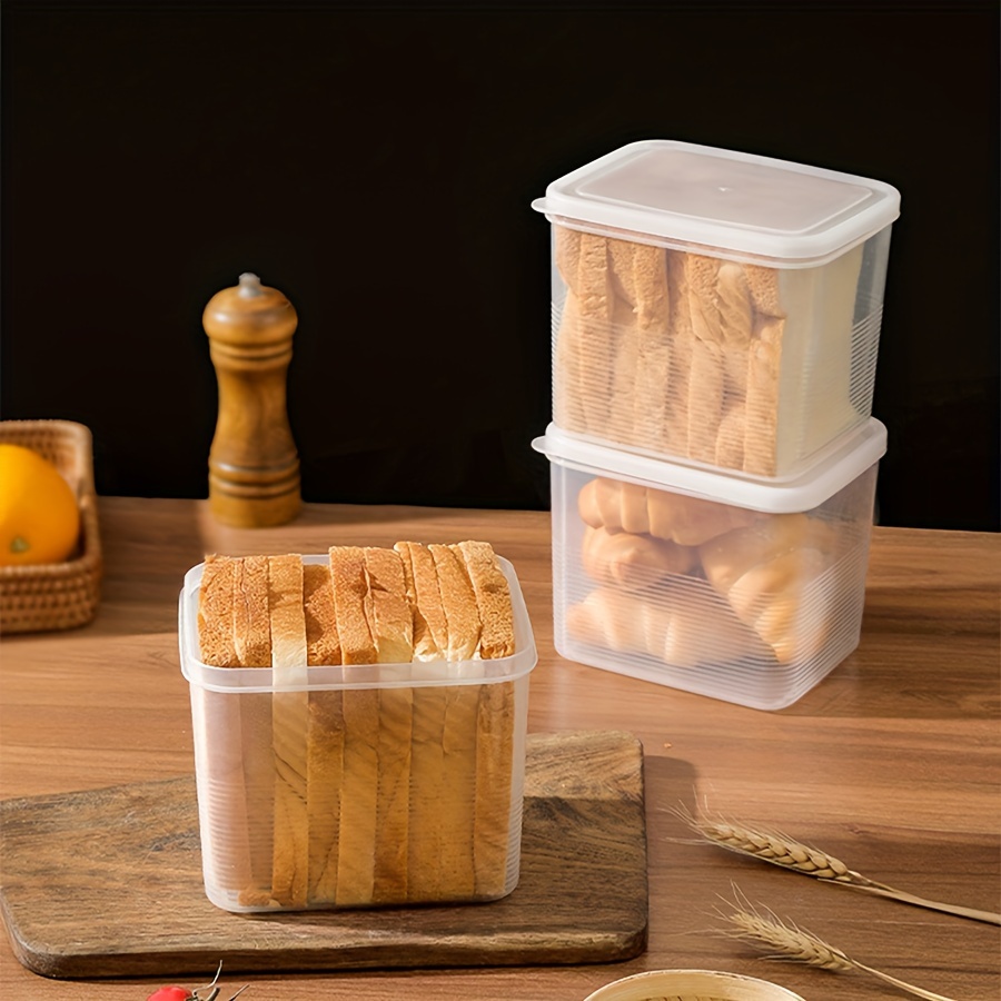 Storage Box Bread Refrigerator  Bread Storage Container Plastic