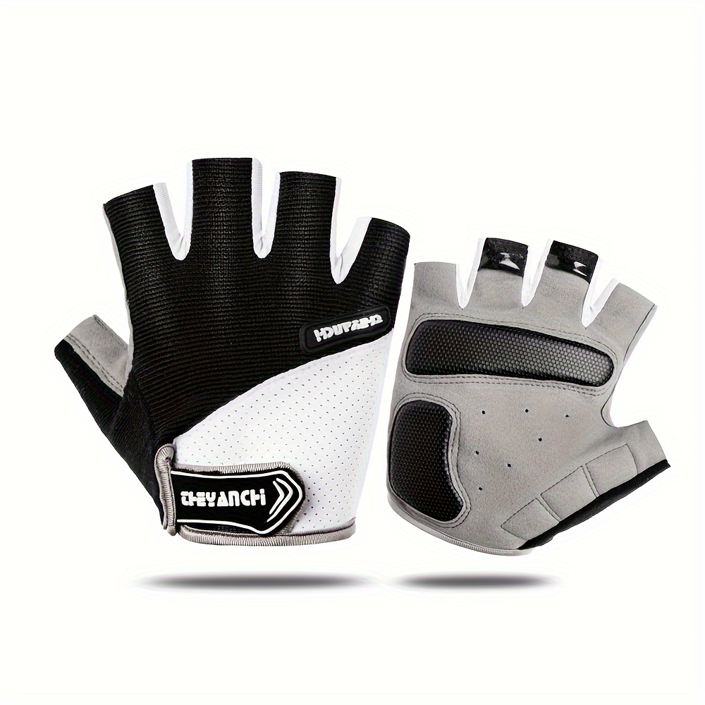 Guantes Ciclismo Hombre Mujer Guantes Medio Dedo Bicicleta - Temu