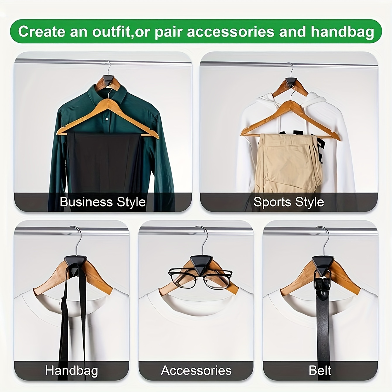 Space saving 3 hook Clothes Hanger With Connecting Hook - Temu