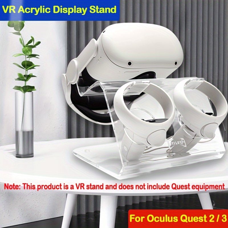 New Vr Acrylic Display Stand Vr Stand Stable Base Vr Headset - Temu