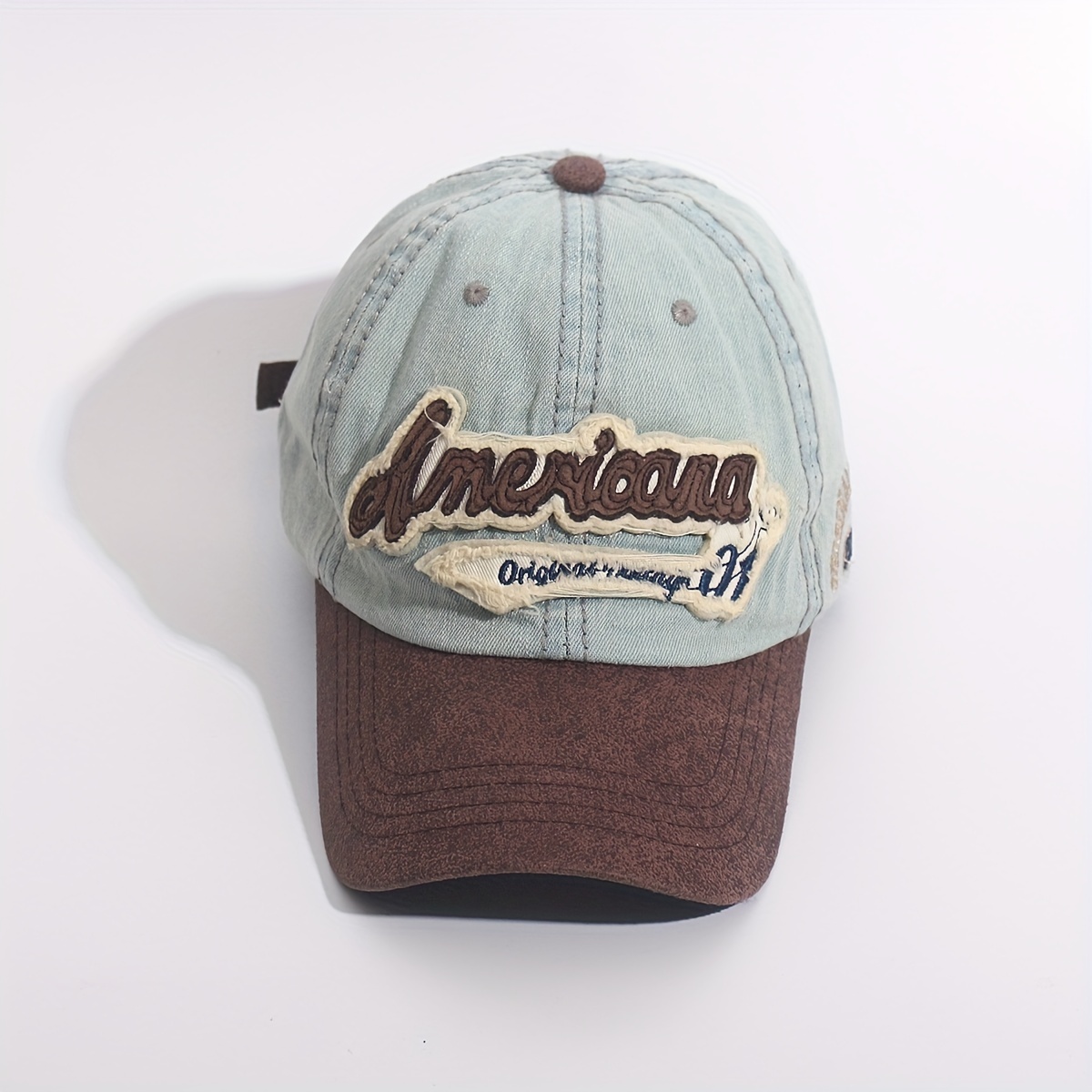 Denim Monogrammed Hat, Personalized Hat, Monogrammed Baseball Hat, Ball Cap