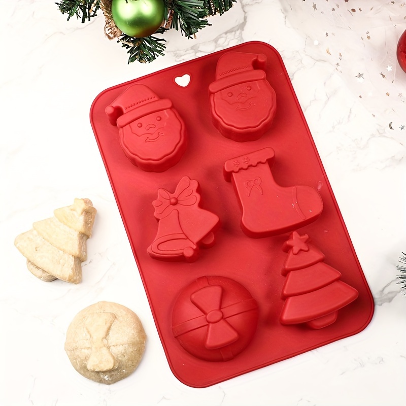 Christmas Silicone Mold, Christmas Tree Sock Snowman Shaped, Fondant Cake  Chocolate Biscuit Mold, Kitchen Handmade Candy Jelly Pudding Mold, Ice Mold,  Soap Mold, Christmas Accessories, Baking Tools, Diy Supplies - Temu