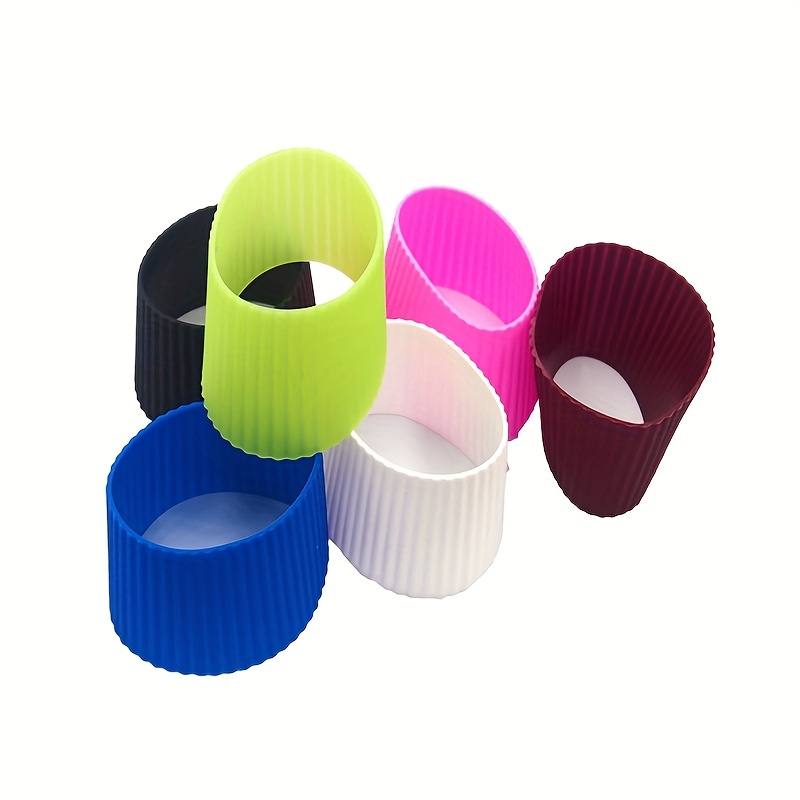 Non slip Silicone Cup Sleeve Heat Insulated Coffee Cup - Temu