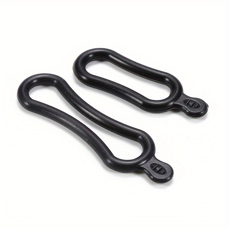 10pcs Silicone Straps for Bike Lights Long/Short Bands