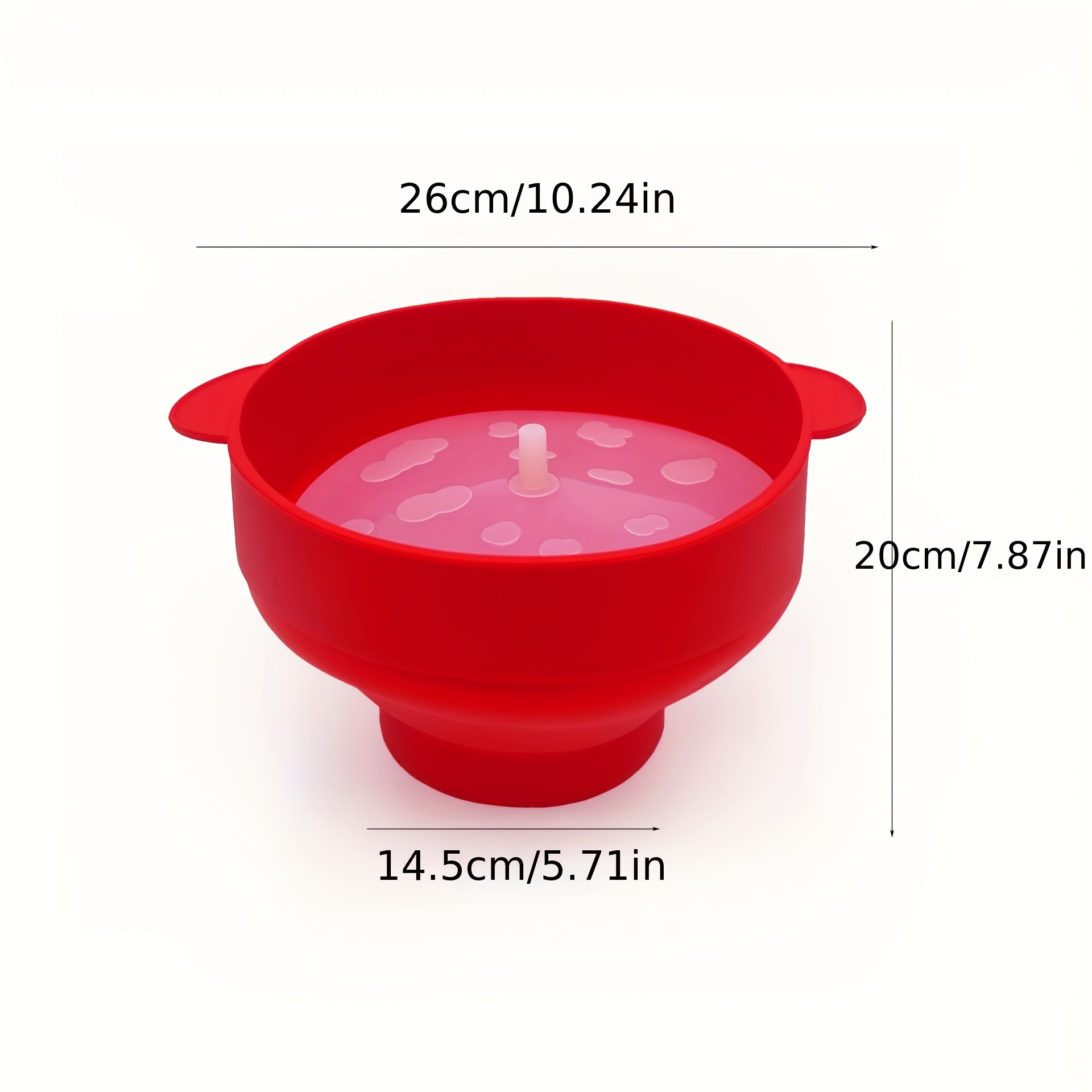 26cm Silicone Folding Microwave Plate Cover Large Kitchen