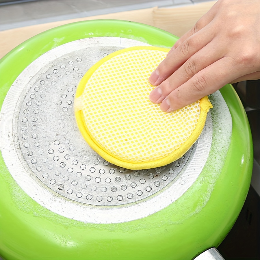 Kitchen Dishwashing Sponge Does Not Hurt Pot Brush Pot - Temu