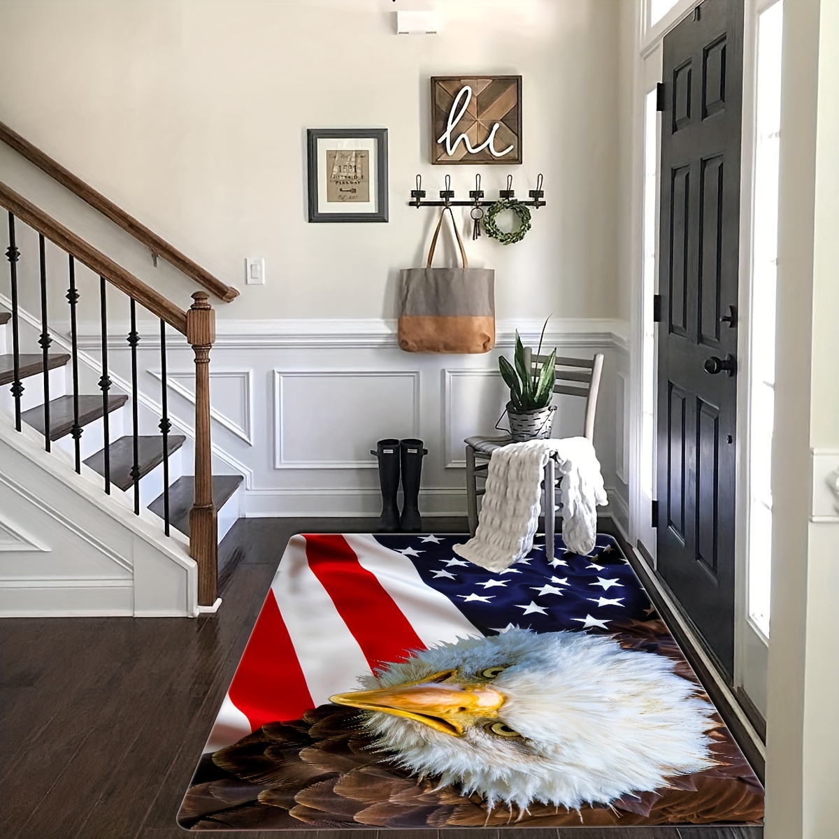 American Flag Outdoor Doormat Patriotic Rugs Machine - Temu