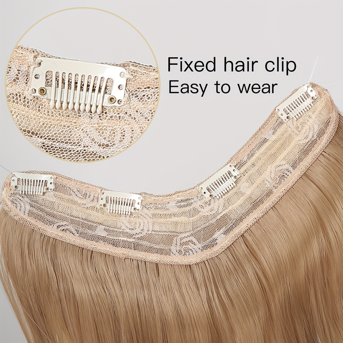 Invisible Wire Hair Extensions Transparent Wire Adjustable - Temu