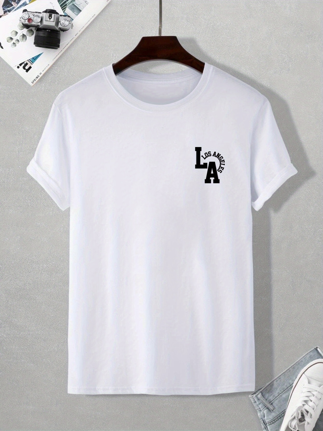  LOS ANGELES, LA T-Shirt Design T-Shirt : Clothing