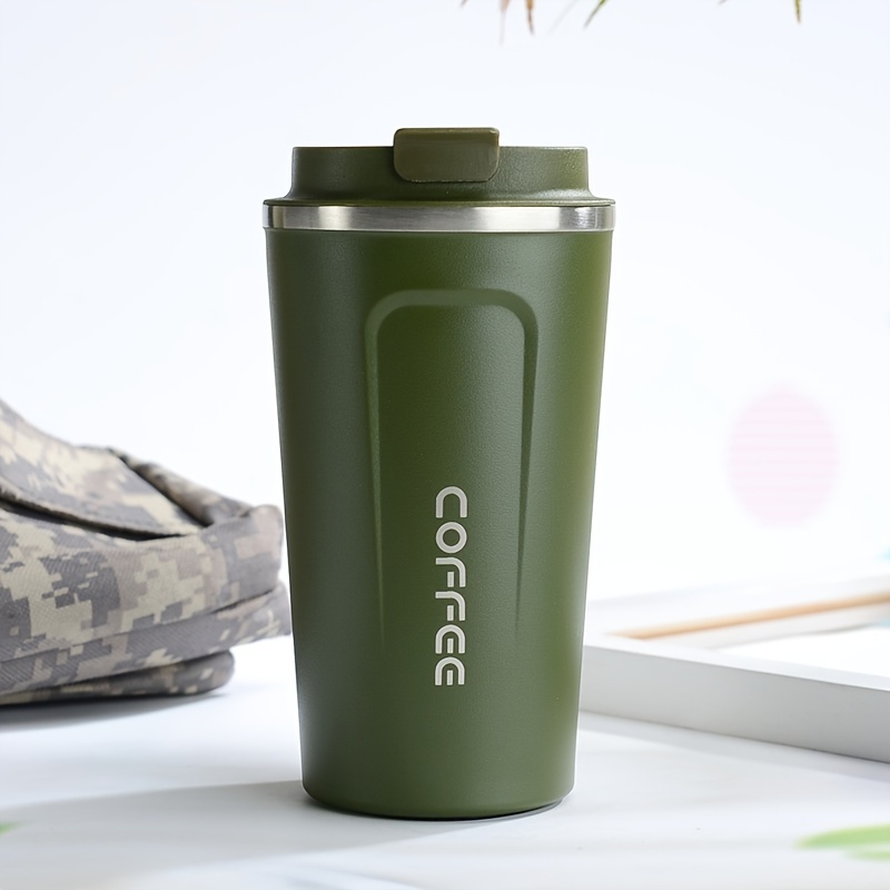 Camouflage Stainless Steel Thermos Bottle 17oz Thermos for Hot Drinks  Insulated Cup for Men and Women