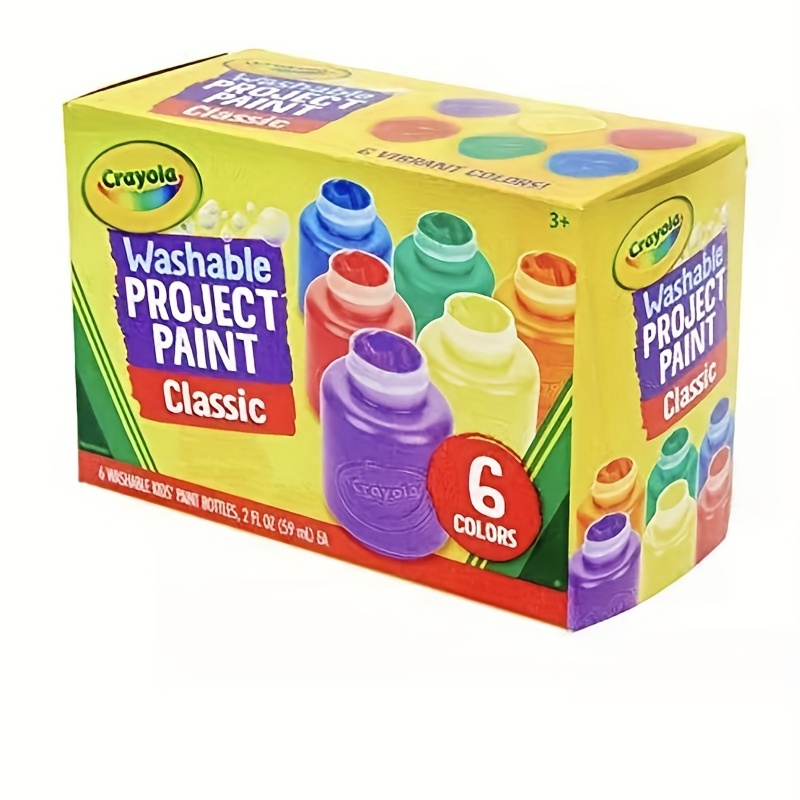 Crayola Washable Finger Paint - Set of 6