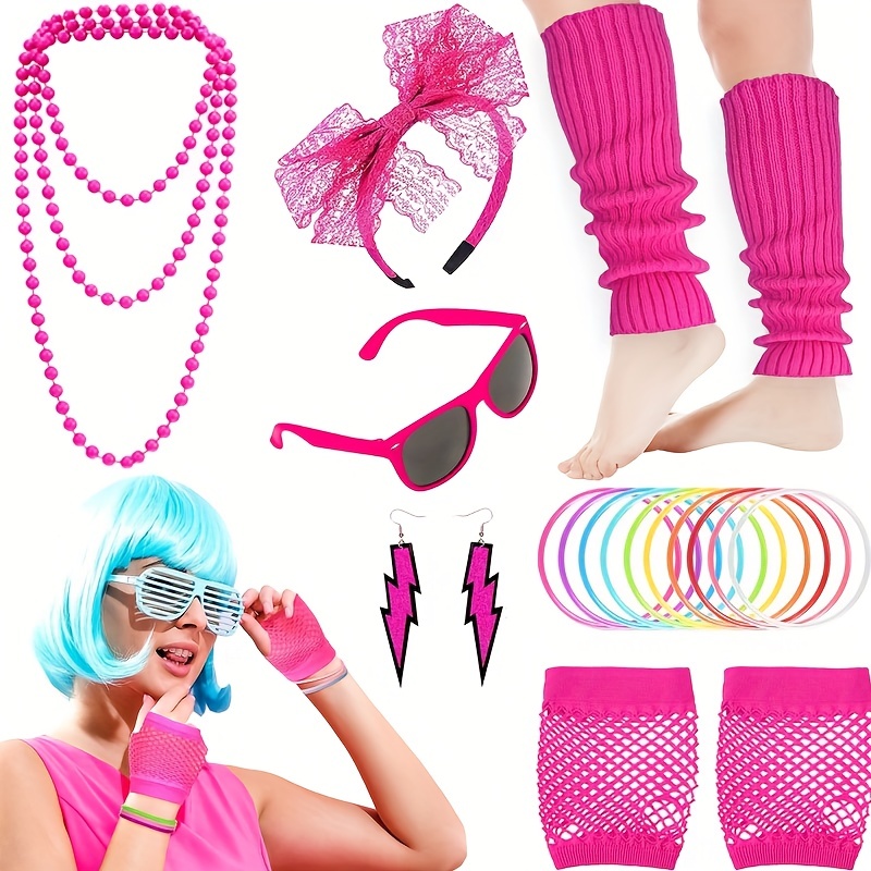 Y2k 90s 80s Outfit Accessories 80s Outfit Women's Theme - Temu Canada