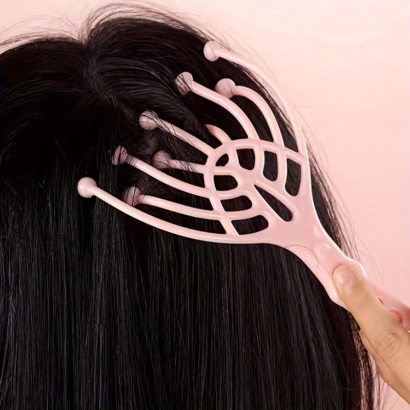 Head Scalp Massager Comb Neck Massage Roller Claws Tool for Hair