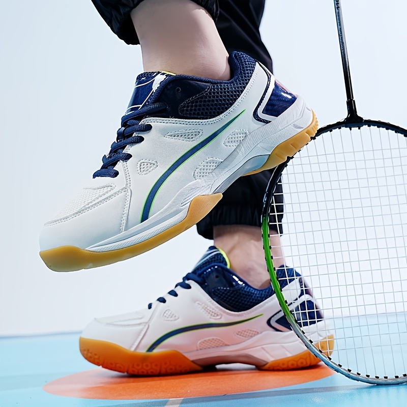 Badminton Shoes Men's Shock-Absorbing Wear-Resistant Non-Slip Breathable  Training Sports Tennis Shoes