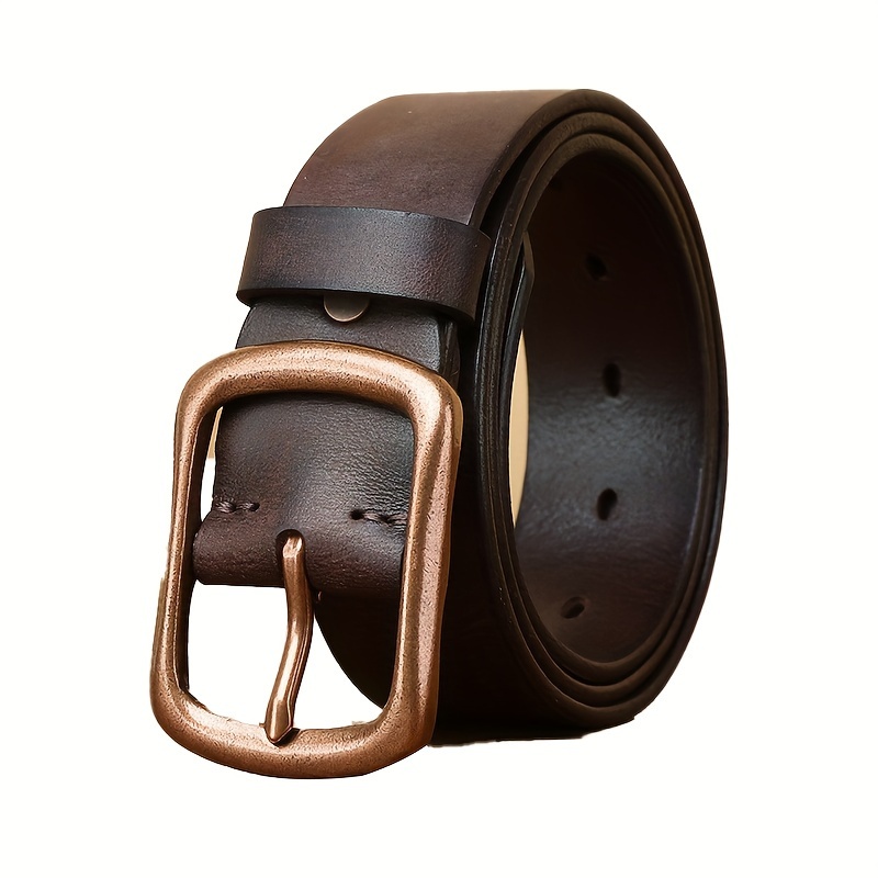 Copper Brown Wide Leather Belt Women Wide Leather Belt Wide 