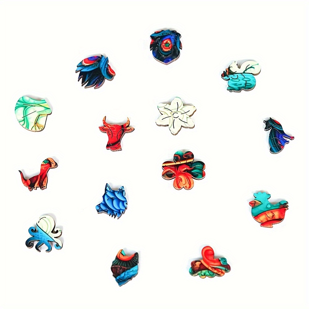 Animal Puzzle - Christmas Light Special Shaped - Adults Decompression