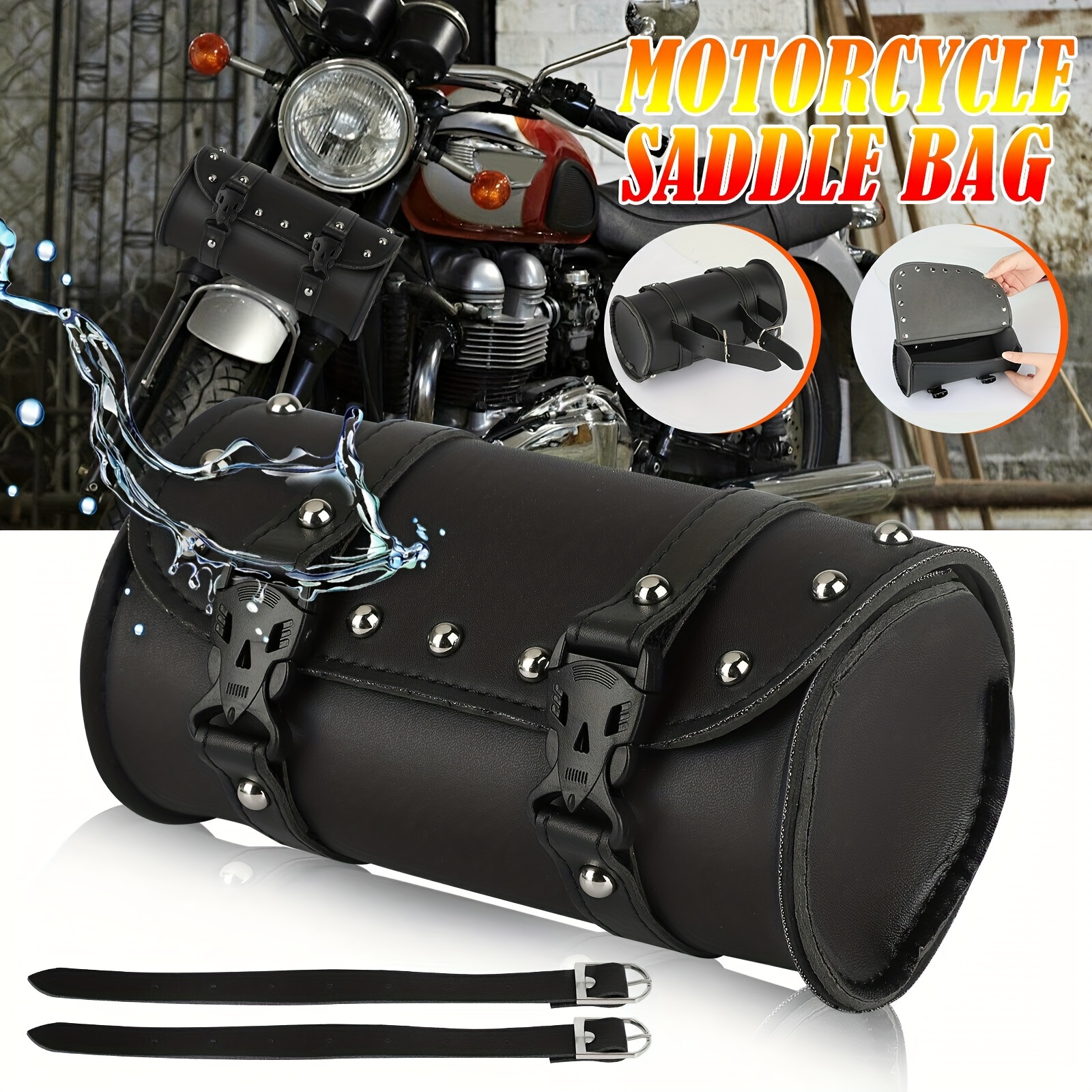 Motocentric Waterproof Motorcycle Tail Bag Multifunction Motorcycle Rear  Seat Bag High Capacity Motorcycle Bag Rider Backpack