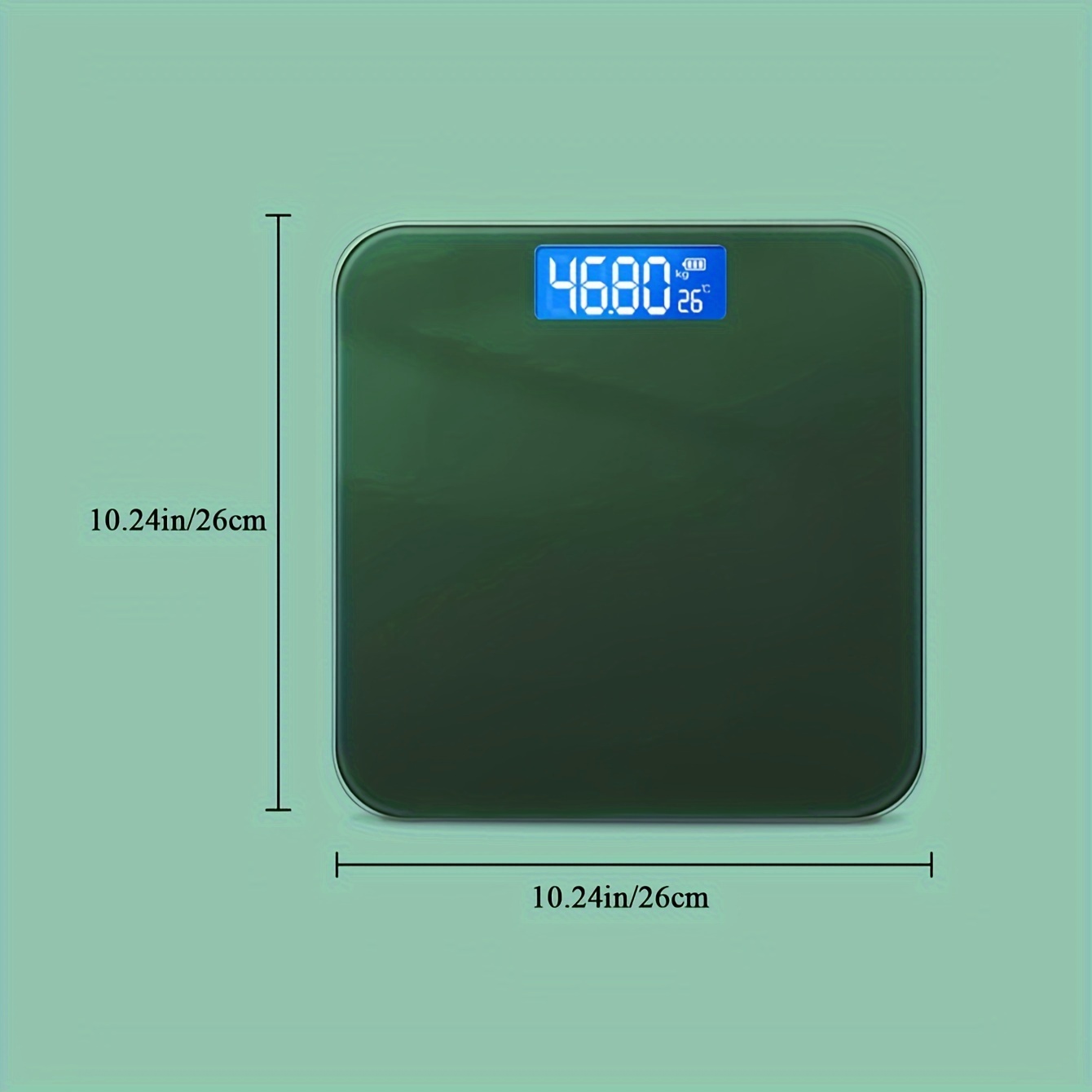 Green Weight Scale, Smart Weight Scale, High Precision Charging Electronic  Weighing Sacale, Household Small Fat Measurement, Human Durable Weighing  Scale - Temu Australia