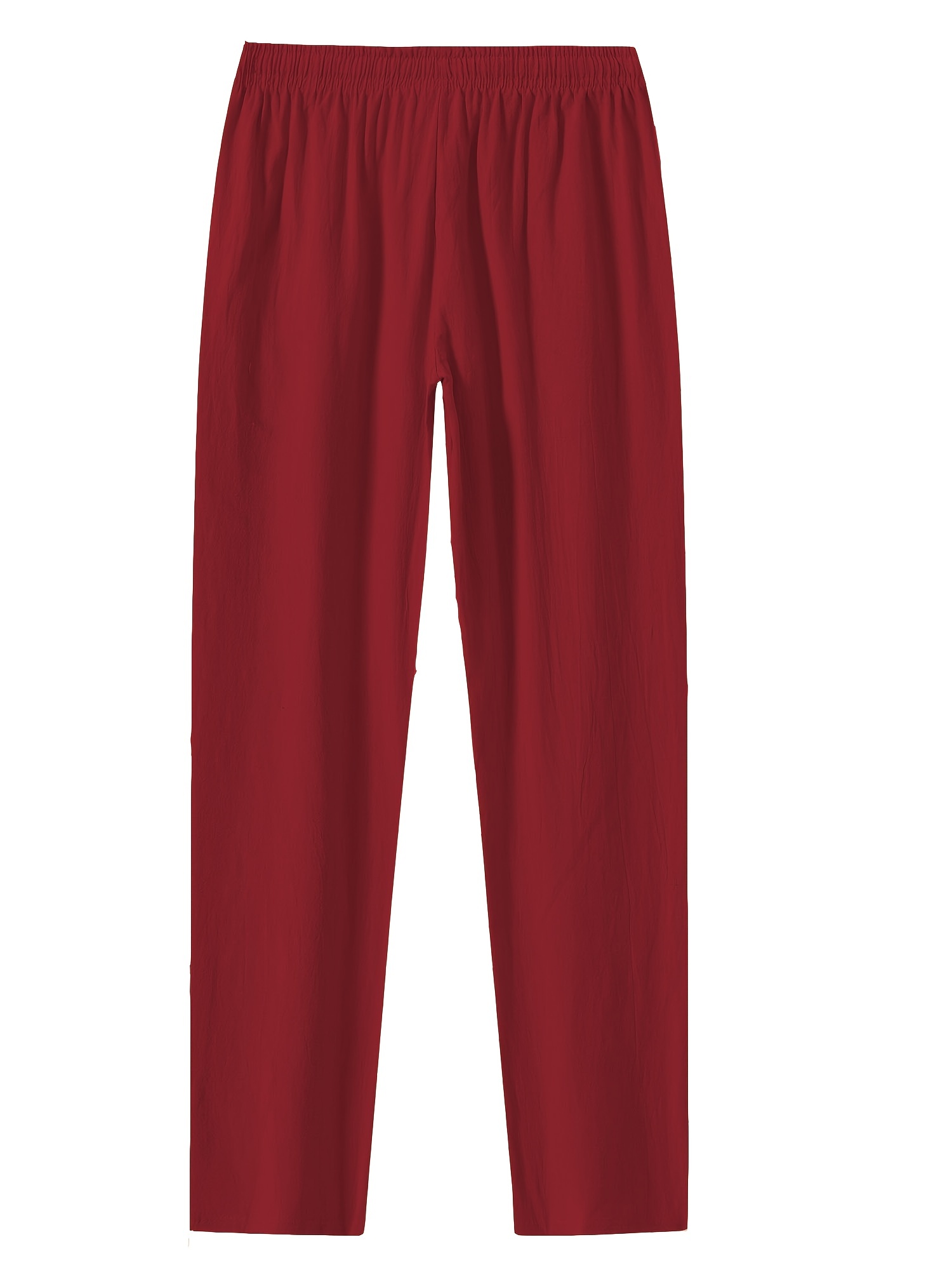 Plain hot sale red joggers