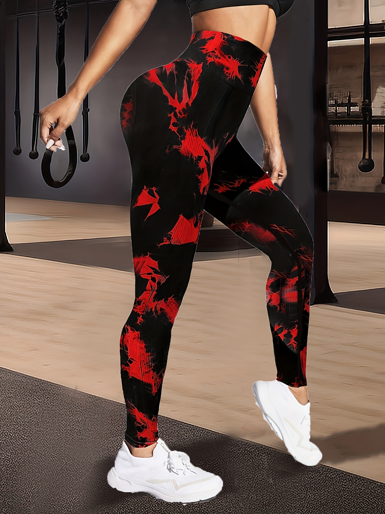 Printed Yoga Pants Women's Floral Tummy Control Butt Lift Yoga Pants Sports  Fitness Leggings - The Little Connection