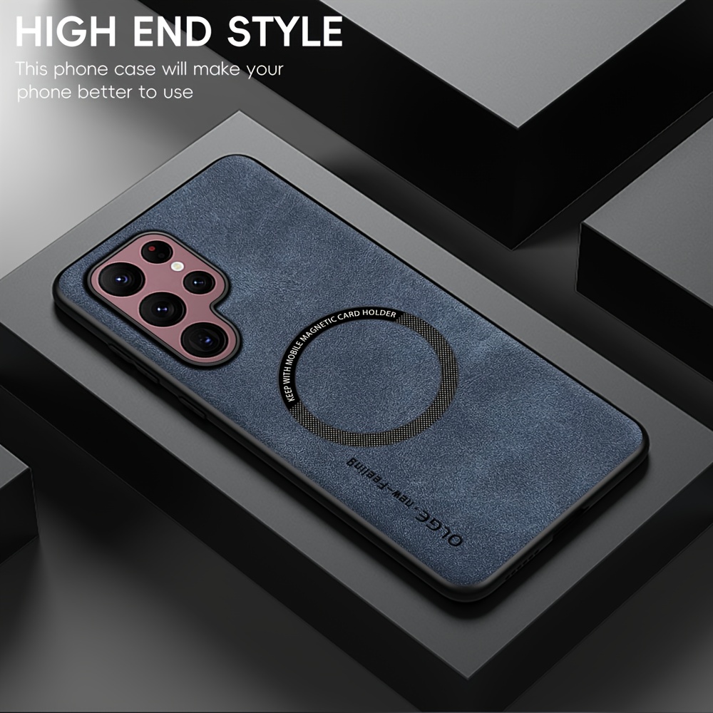 

High-quality Is Suitable For S24ultra Mobile Phone Case, High-grade S23 New Magnetic Protective Cover S22+ Protective Cover.
