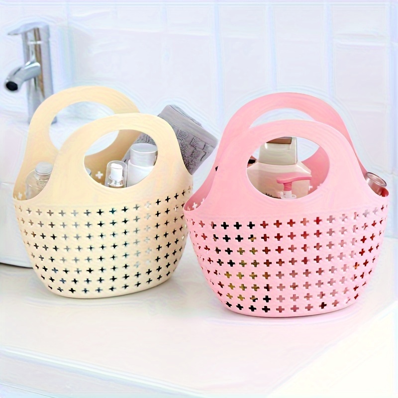 Plastic Handy Basket for Shampoo and Soap Holder-Pink (Model. 2105) - China  Plastic Basket and Bathroom Set price