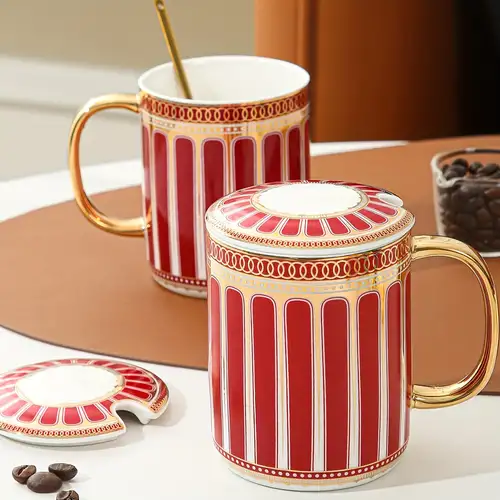 Coffee Mug 10oz HandMade Big Handle Ceramic Creative Coffee Cup Matte Color