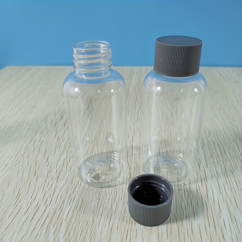 Refillable Bottle Set Transparent Plastic Liquid With - Temu