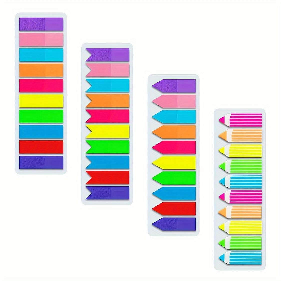 Colorful Sticky Index Tabs self Adhesive Flag Tabs Writable - Temu
