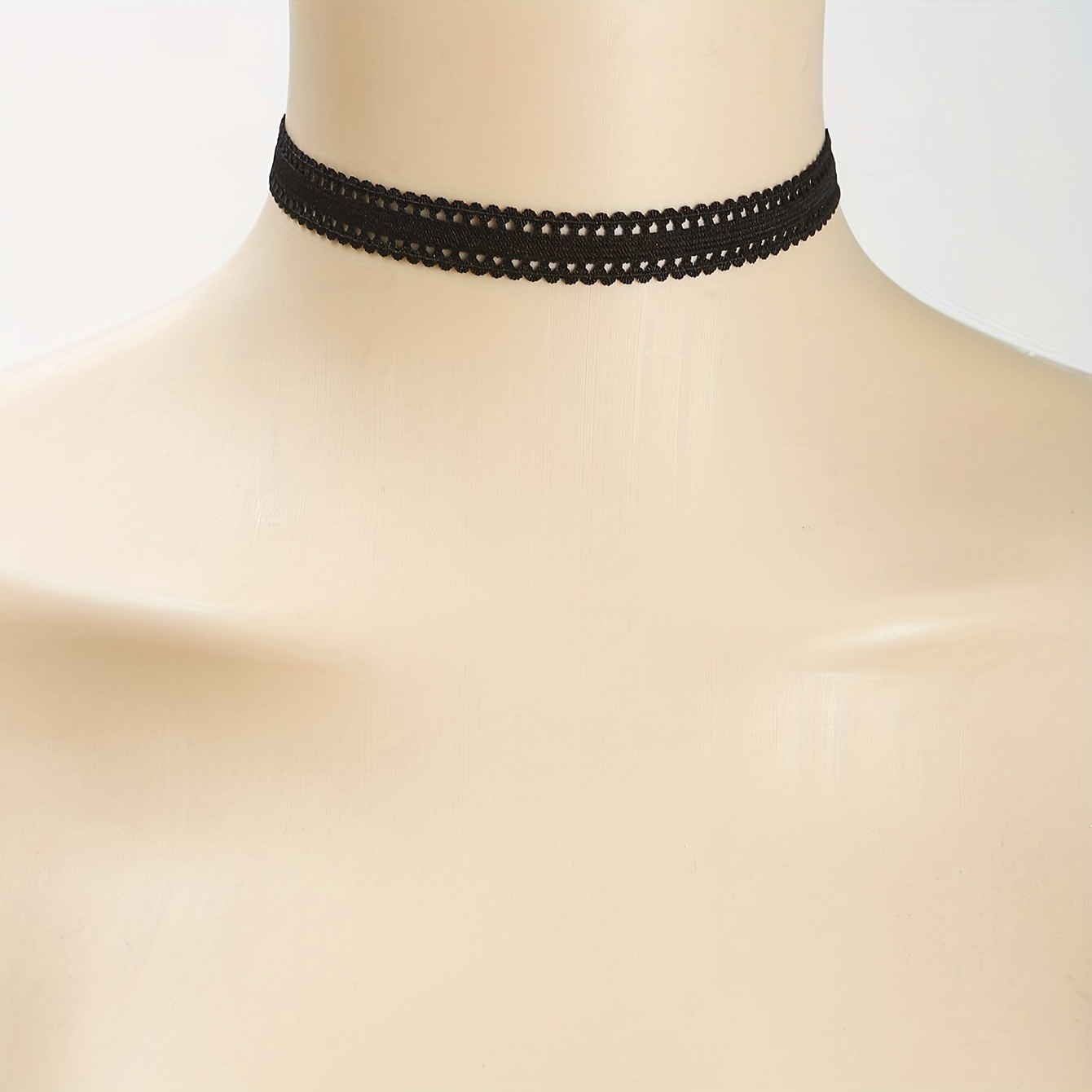 Sexy Stylish Black Choker Necklace Female Party Holiday - Temu