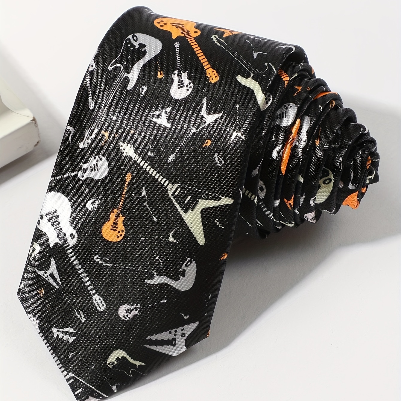 College Style Hip hop Musical Note Necktie