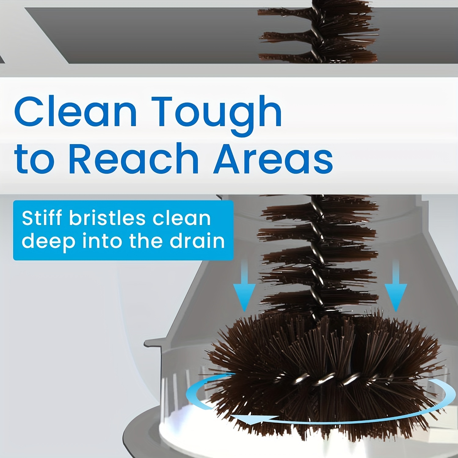 Garbage Disposal Brush With Extra-long Handle, Cleaner And Deodorizer,  Eliminates Residue And Buildup, Keeps Your Kitchen Sink Drainage Dust-free  - Temu