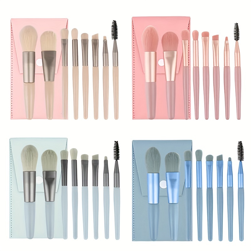 Makeup Brushes Colorful Soft Brush Set Blending Brushes Tool - Temu