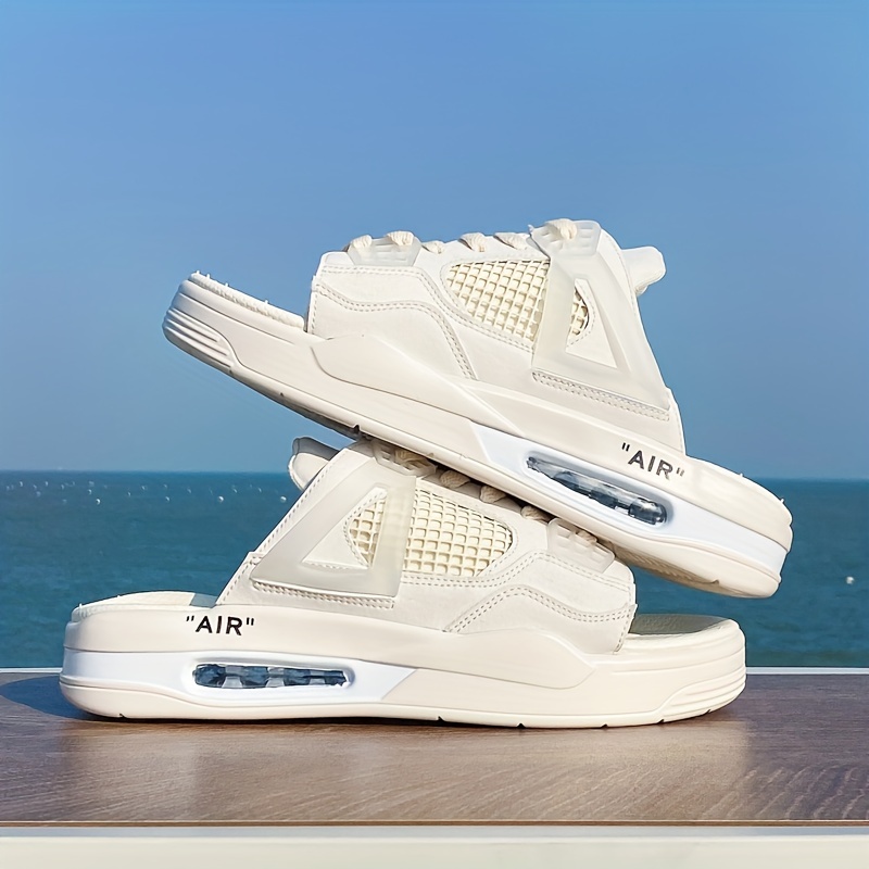 Men's Non Slip Platform Slides For Summer Beach Shoes