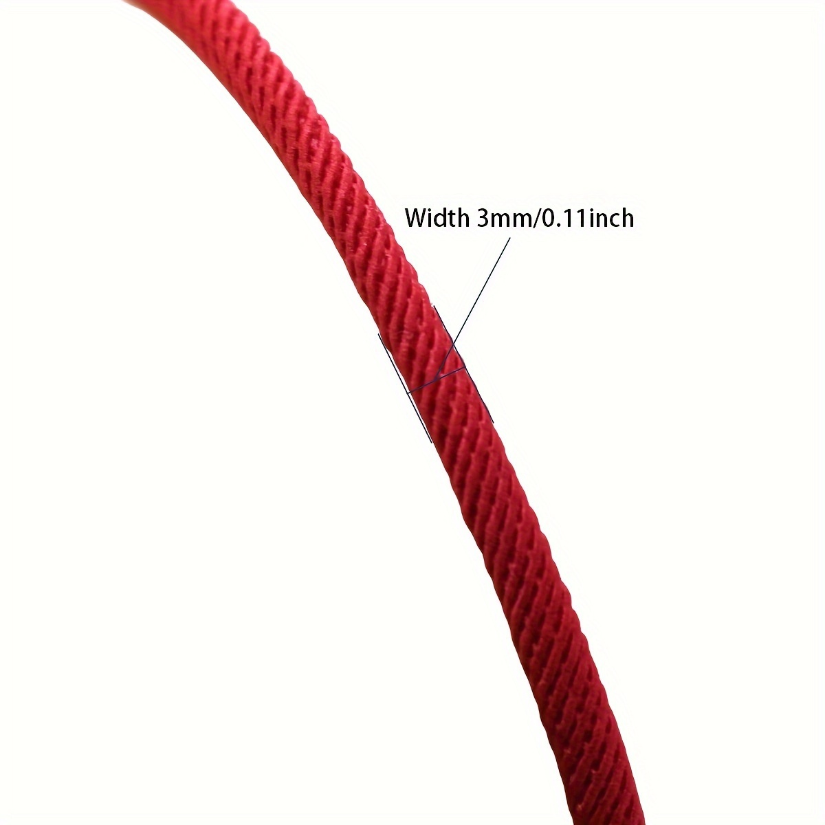 arricraft 2 Rolls Braided Nylon Cord, 3mm Nylon Thread String Black White  Waxed Cord Thread DIY Craft Lift Shade Cord for Sewing Braided Jewelry
