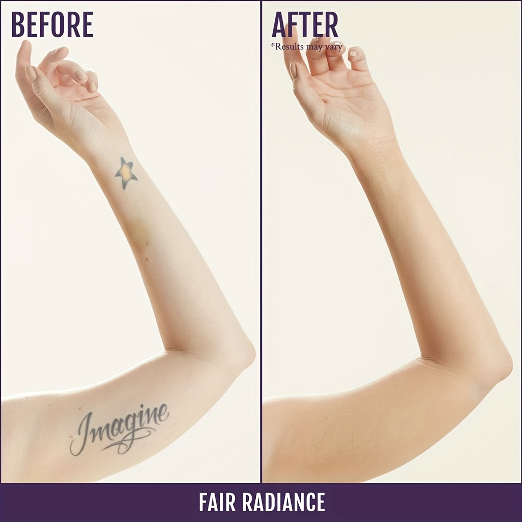 Dual Purpose Concealer for Face & Body, Covers Tattoos & Blemishes