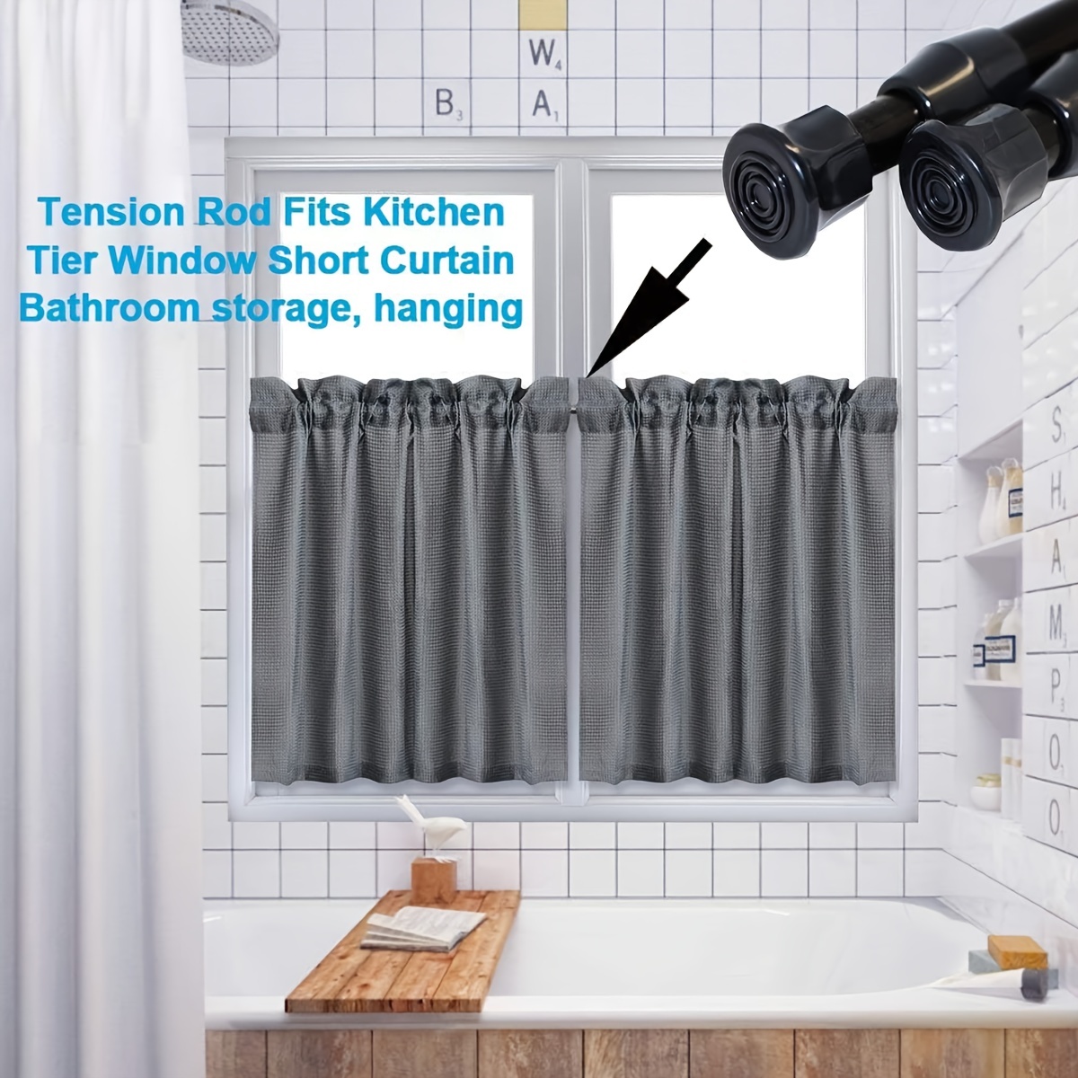 Tension Rod Expandable Spring Rods Small Curtain Spring - Temu